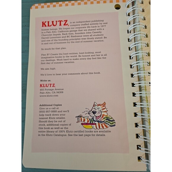 Vintage 1987 Kids Cooking A Very Slightly Messy Cookbook Recipes Cook Book Vtg - Picture 4 of 9